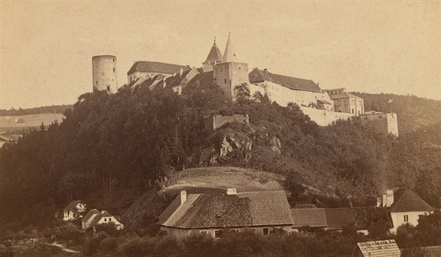 Køivoklát kolem roku 1880