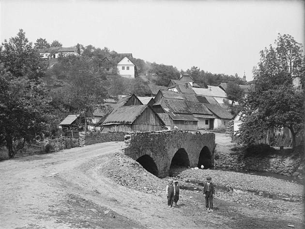 Støíbrná Skalice pravdìpodobnì v roce 1909 