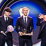 Fotbalista roku 2023- Ladislav Krejèí,  Tomáš Souèek a Vladimír Coufal