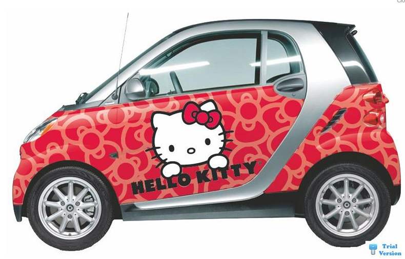 Model Smart v barvách Hello Kitty. - Sanrio, vlastník znaèky Hello Kitty se...