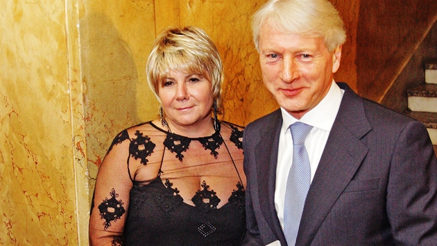 Ladislav Špaèek s manželkou - Èeský lev 2010