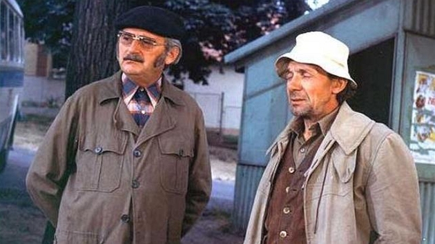 Jiøí Sovák a Josef Kemr v seriálu Chalupáøi