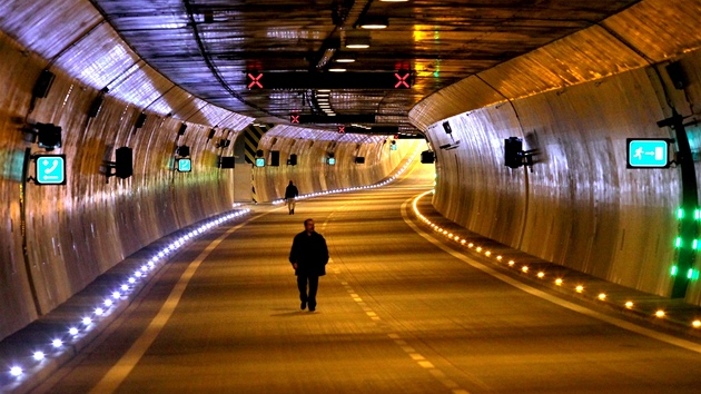 Slavnostní otevøení Královopolského tunelu v Brnì (31. srpna 2012)