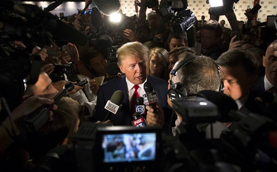 Donald Trump na debatì republikánských kandidátù na prezidenta (6. srpna 2015)