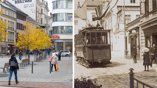 Její èást však zùstala výše v ulici zachována jako memento doby.