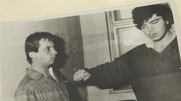 Vrah Zdenìk Vocásek: fotografie z policejní rekonstrukce v pøípadu vraždy Ferdinanda Koudelky