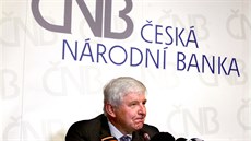 Guvernér ÈNB Jiøí Rusnok vysvìtlil na tiskové konferenci bankovní rady ukonèení...
