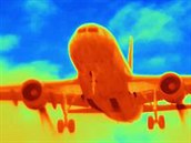 Termosnímek letadla (ilustraèní foto)