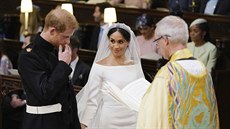 Princ Harry a Meghan Markle (Windsor, 19. kvìtna 2018)