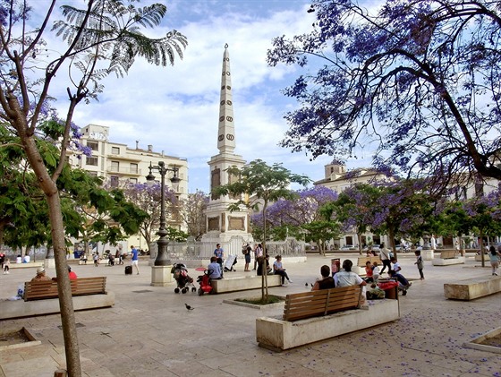 Plaza de la Merced ve španìlské Málaze