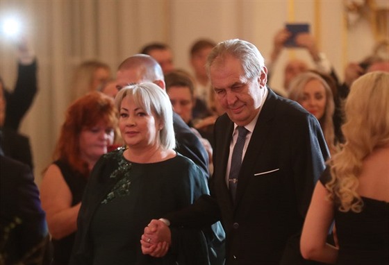 Ivana Zemanová a Miloš Zeman