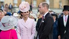 Vévodkynì Kate a princ William na zahradní párty v Buckinghamském paláci...