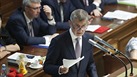 Premiér Andrej Babiš se na schùzi Snìmovny vyjadøuje k auditní zprávì Evropské...