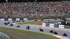 Závod MotoGP na okruhu v Brnì.