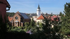 Nová synagoga je obdivovanou dominantou centra Velkého Meziøíèí, její souèasné...