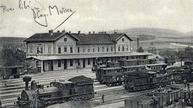 Nádraží v Rakovníku na zaèátku 20. století