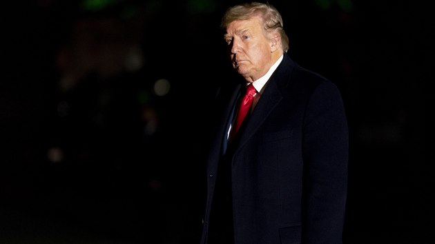 Americký prezident Donald Trump se vrací do Bílého domu z vystoupení v Georgii. (5. ledna 2021)