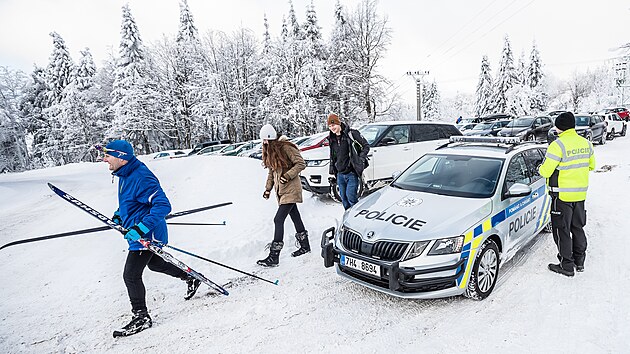 Lyžaøský den na Šerlichu v Orlických horách (22. ledna 2022)