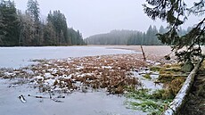Bývalá klauza Huský rybník leží v lùnì Novohradských hor.