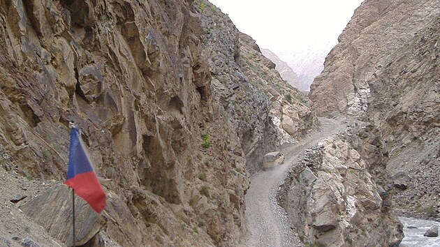 Cesty v provincii Badachšán na severu Afghánistánu 