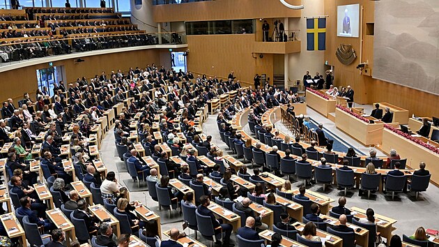 Schùze švédského parlamementu (27. záøí 2022)
