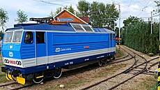 Zahradní železnice o rozchodu 600 mm ve Vracovì (14. srpna 2022)