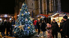 Kromì velkého plzeòského vánoèního stromu je na námìstí i nìkolik menších,...
