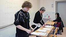 Pøijímací zkoušky na Støední škole gastronomie ve Zlínì. (13. dubna 2023)