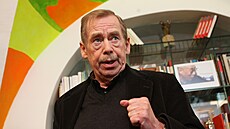 Václav Havel mìl kanceláø ve Voršilské ulici v Praze. (2010)