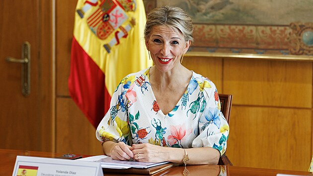 Španìlská místopøedsedkynì vlády Yolanda Díazová (2. èervna 2023)
