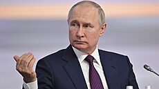 Ruský prezident Vladimir Putin (9. èervna 2023)