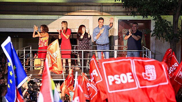 Španìlský premiér Pedro Sánchez se svou levicovou stranou PSOE ve volbách skonèil tìsnì druhý. (24. èervence 2023)