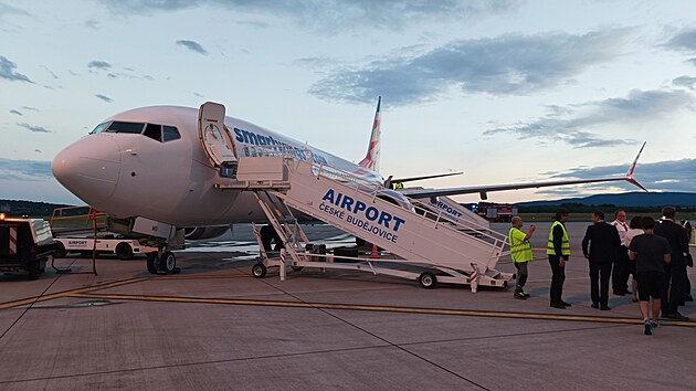 Letištì Èeské Budìjovice zahájilo svùj provoz (2. srpna 2023)