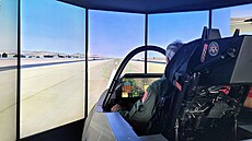 DNY NATO 2023: Simulátor letounu F-35 Lightning II, který vìrnì zobrazuje...
