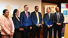 Premiér Petr Fiala zahájil v Addis Abebì èesko-etiopské obchodní fórum. (4....