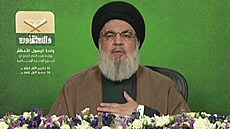 Šéf libanonského hnutí Hizballáh Hasan Nasralláh (2. øíjna 2023)