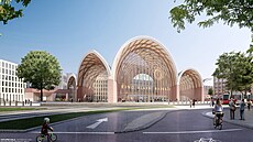 Projekt nového nádraží od nizozemských architektù myslí i na jeho okolí.