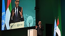 Šéf OSN pro klima Simon Stiell na konferenci COP28 (30. listopadu 2023)