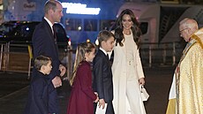 Princ William, princezna Kate a jejich dìti princ Louis, princezna Charlotte a...