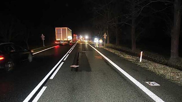 Nehoda auta a kolobìžky na Nymbursku.