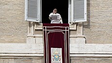 Papež František ve Vatikánu pøednesl svùj novoroèní projev. (1. ledna 2024)