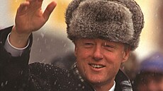 Americký prezident Bill Clinton na návštìvì Moskvy (14. ledna 1994)