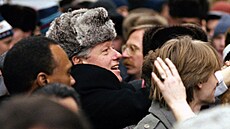 Americký prezident Bill Clinton na návštìvì Moskvy (13. ledna 1994)