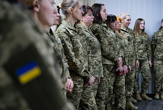 Ženy v ukrajinské armádì (2. února 2024)