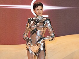 Zendaya na premiéøe filmu Duna: Èást druhá (Londýn, 15. února 2024)