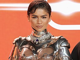 Zendaya na premiéøe filmu Duna: Èást druhá (Londýn, 15. února 2024)