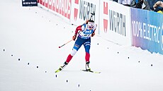 Jessica Jislová dojíždí do cíle vytrvalostního závodu na norském Holmenkollenu.