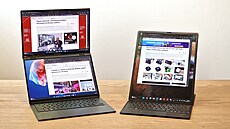 Asus Zenbook Duo (2024) a Lenovo ThinkPad X1 Fold 16