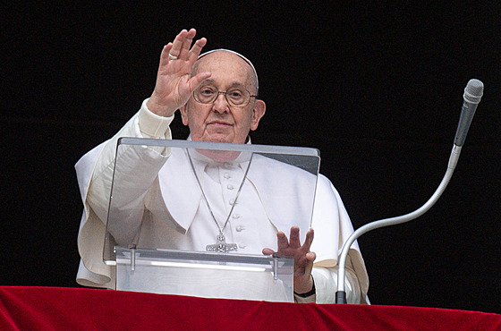 Papež František ve Vatikánu (10. bøezna 2024)
