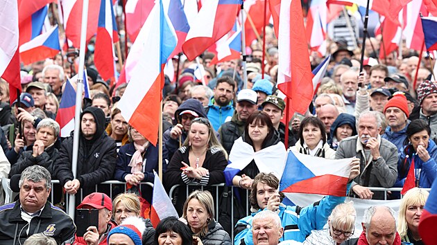 Protivládní demonstrace v Praze. (23. bøezna 2024)